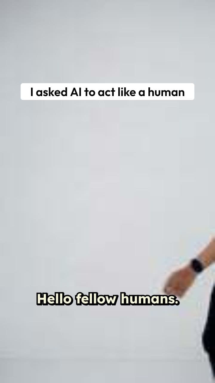 AI Tries to Be Human