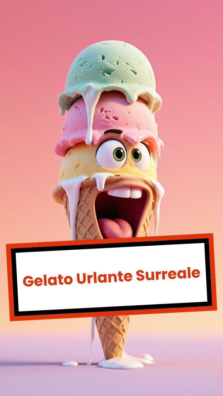Gelato Urlante Surreale