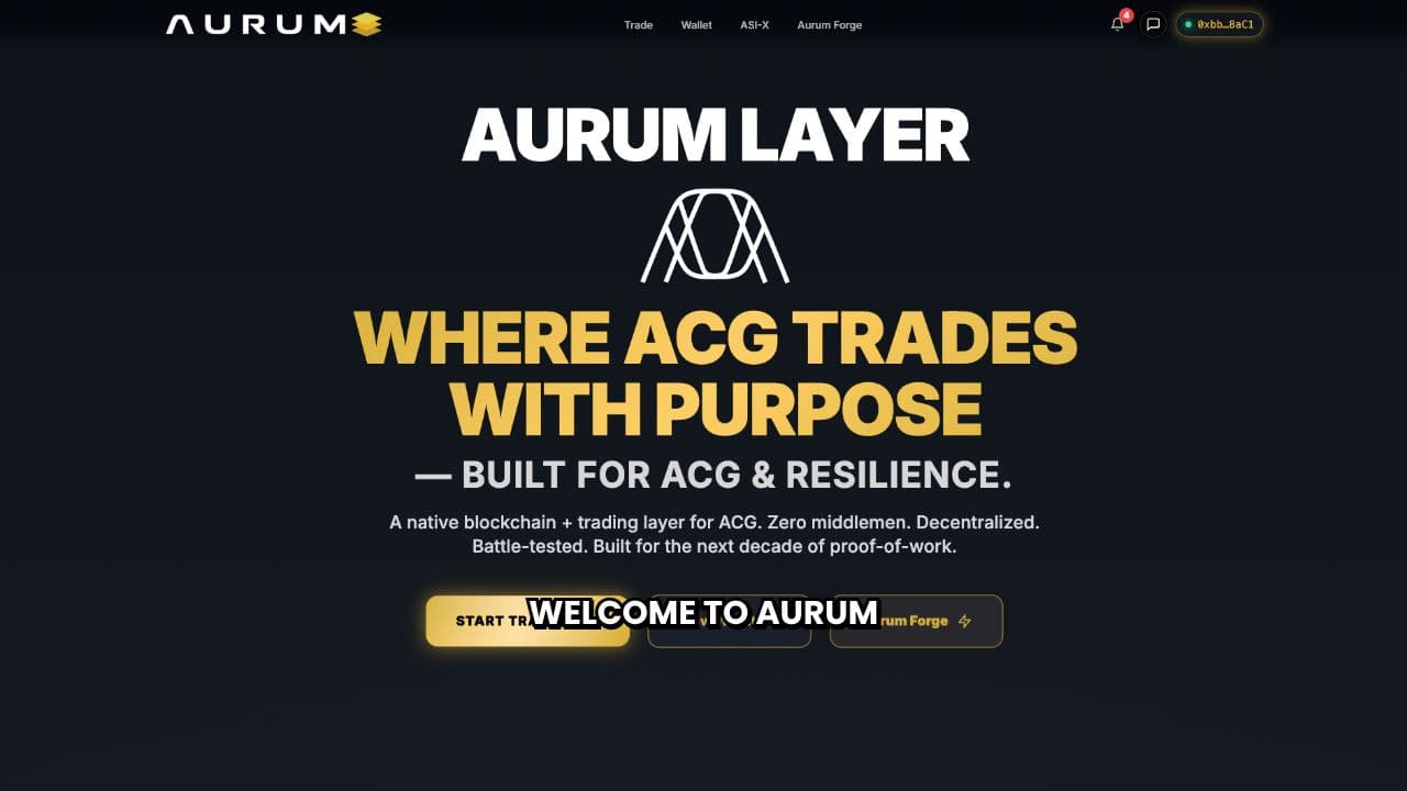 Aurum Layer: Trade with Confidence