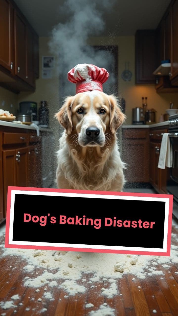 Dog's Baking Disaster