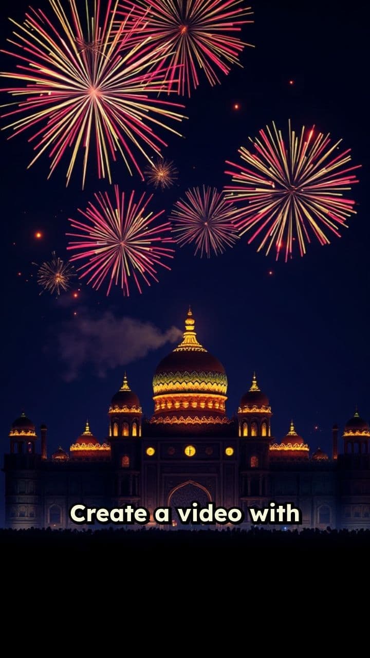 Festive Lights Over Indian Kingdom