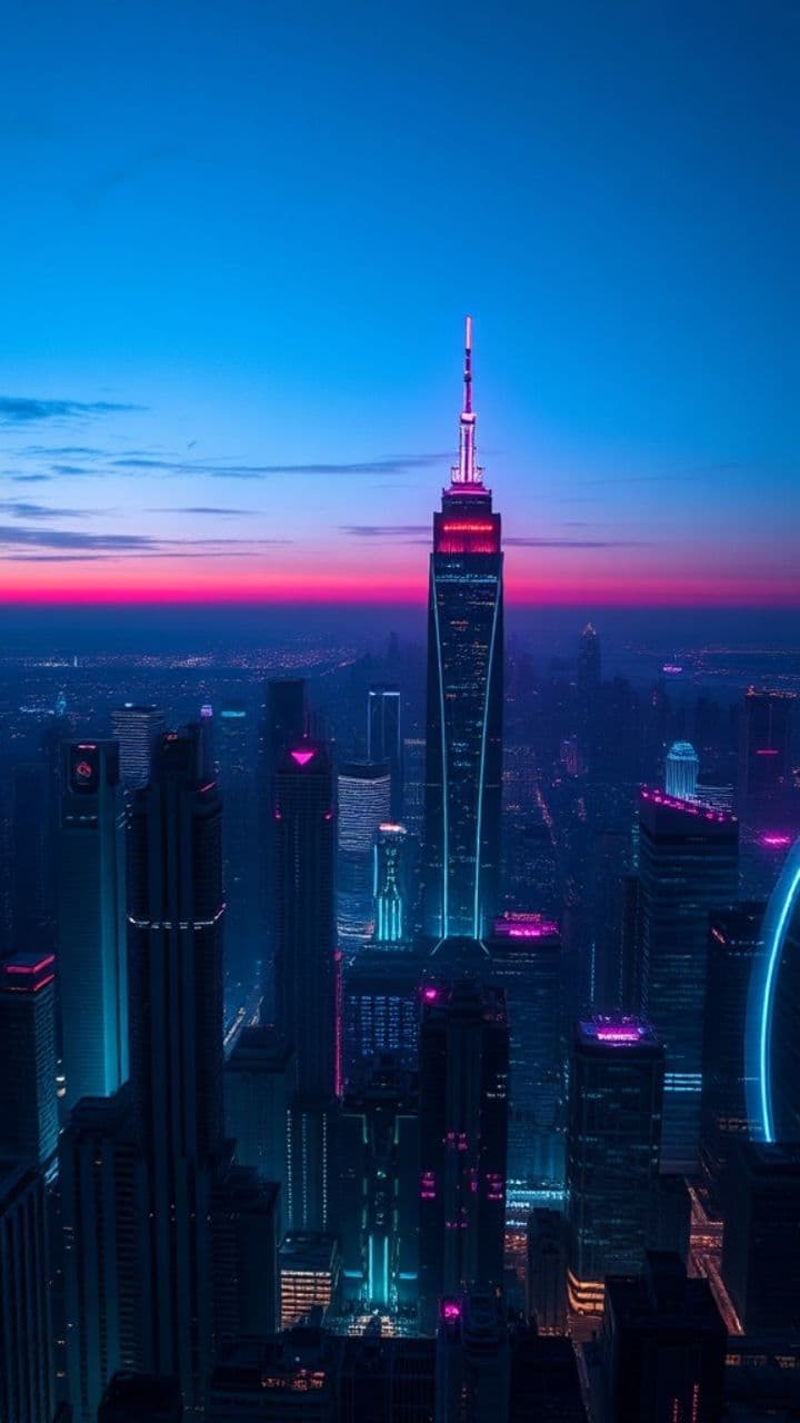 Skating Through Neon Dreams