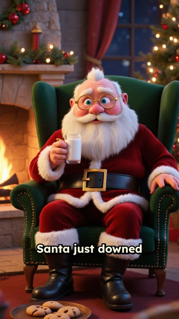 Santa’s Sparkling Farewell