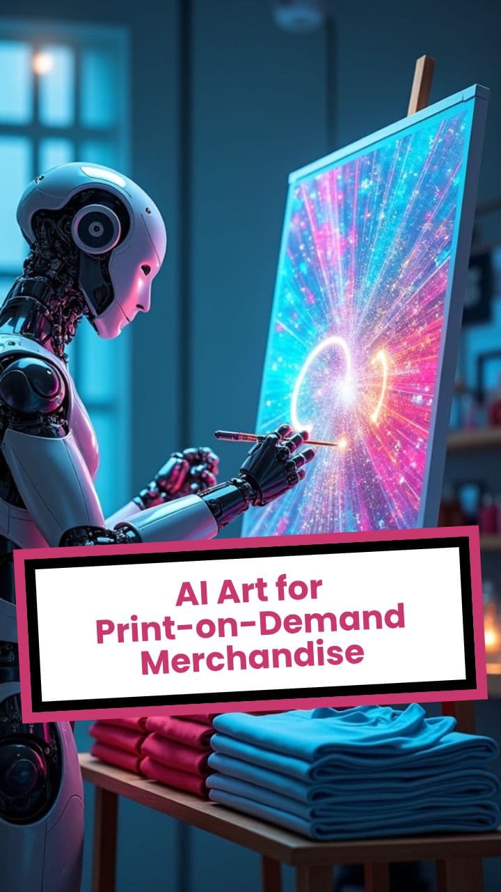 AI Art for Print-on-Demand Merchandise