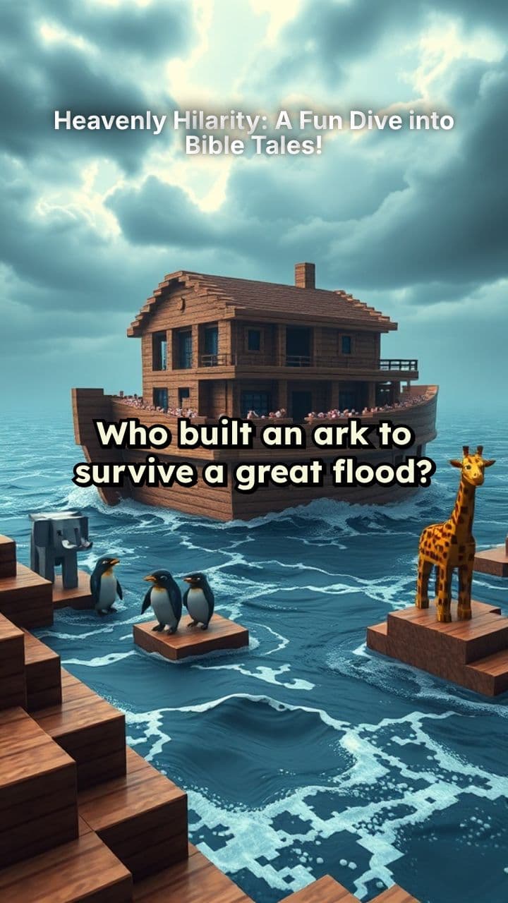 Heavenly Hilarity: A Fun Dive into Bible Tales!