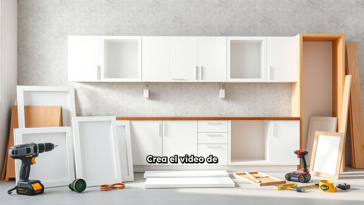 Construcción de Cocina Moderna en Melamina