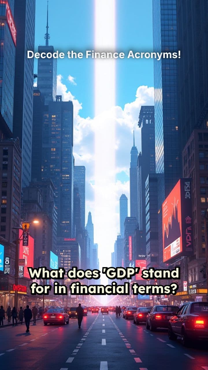 Decode the Finance Acronyms!