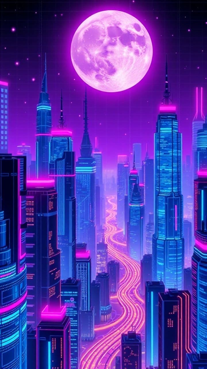 データの波の中の光