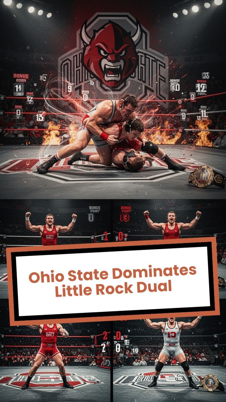Ohio State Dominates Little Rock Dual