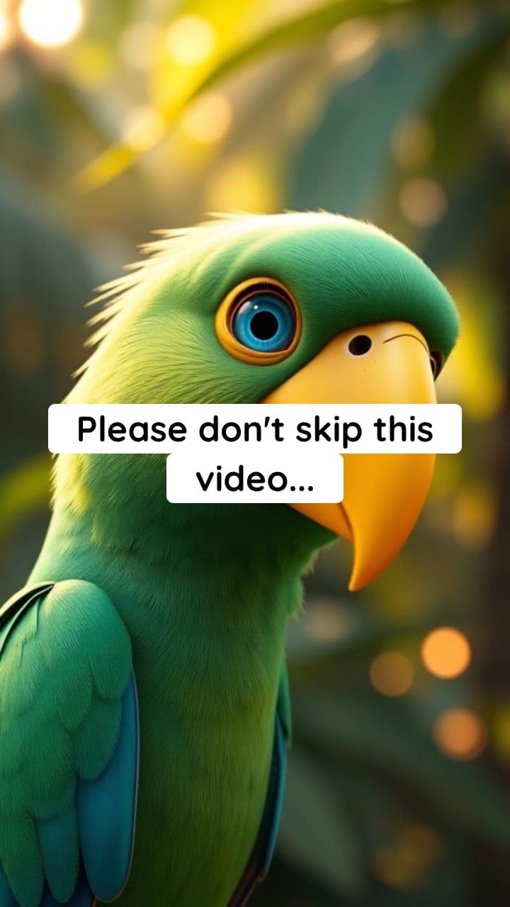 A Little Parrot's Plea
