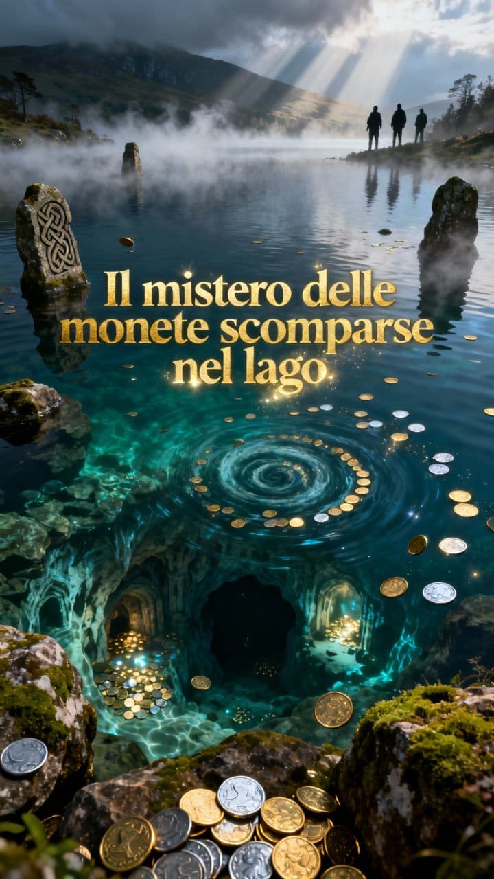 Il mistero delle monete scomparse nel lago