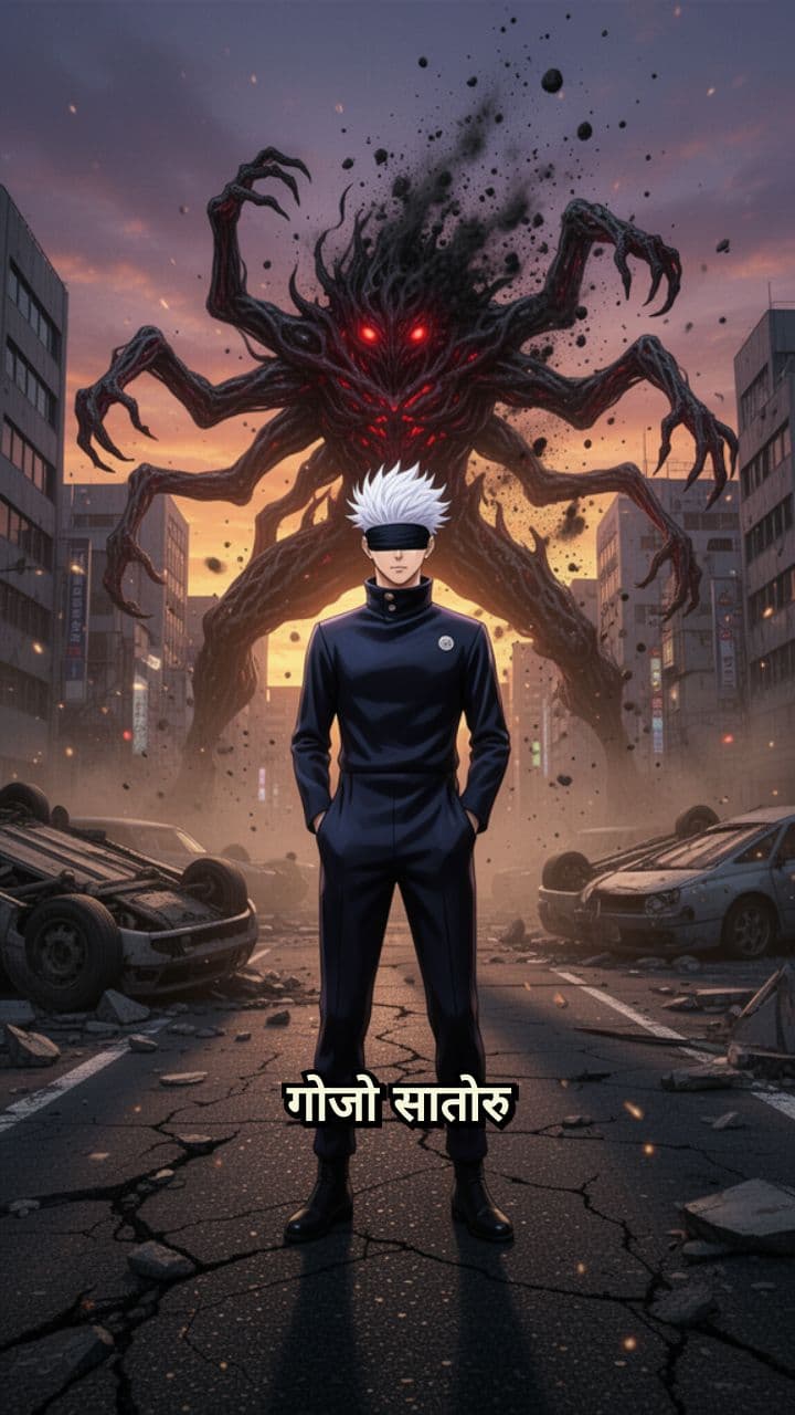 गोजो ने ओरोची को तीन मूव में हराया