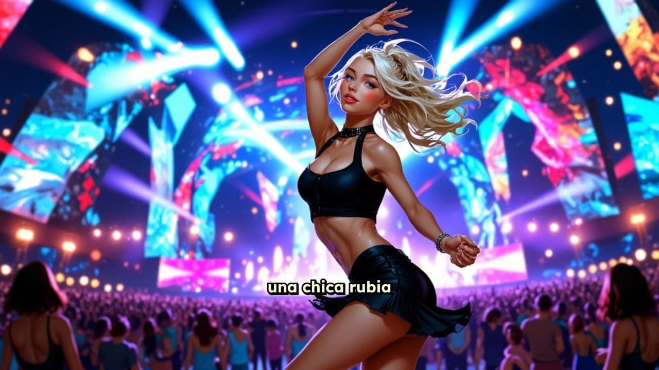 Bailando en el Festival Anime