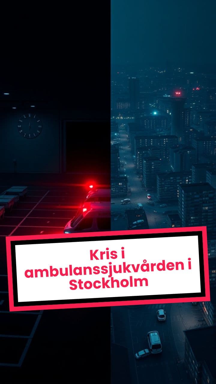 Kris i ambulanssjukvården i Stockholm