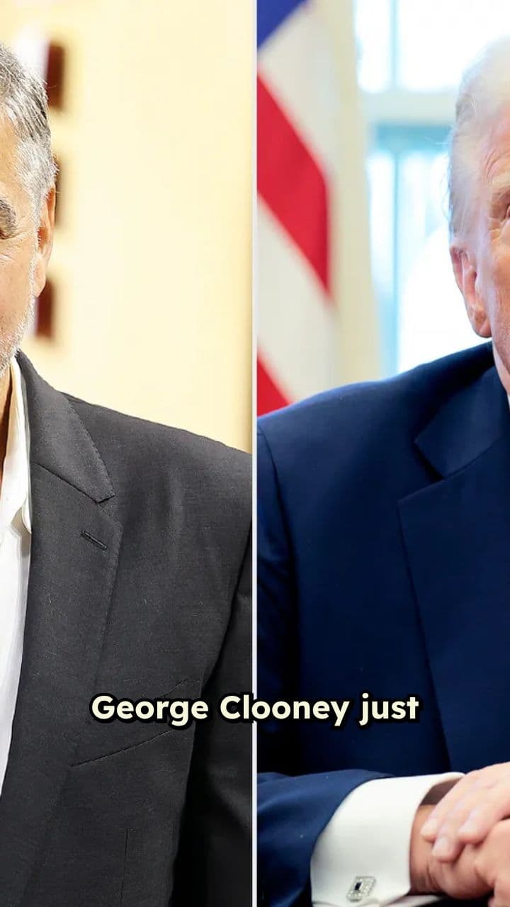 Clooney Slams Networks for Caving to Trump