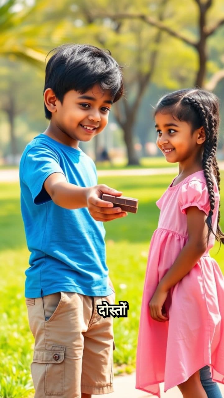 चॉकलेट और दोस्ती का आनंद
