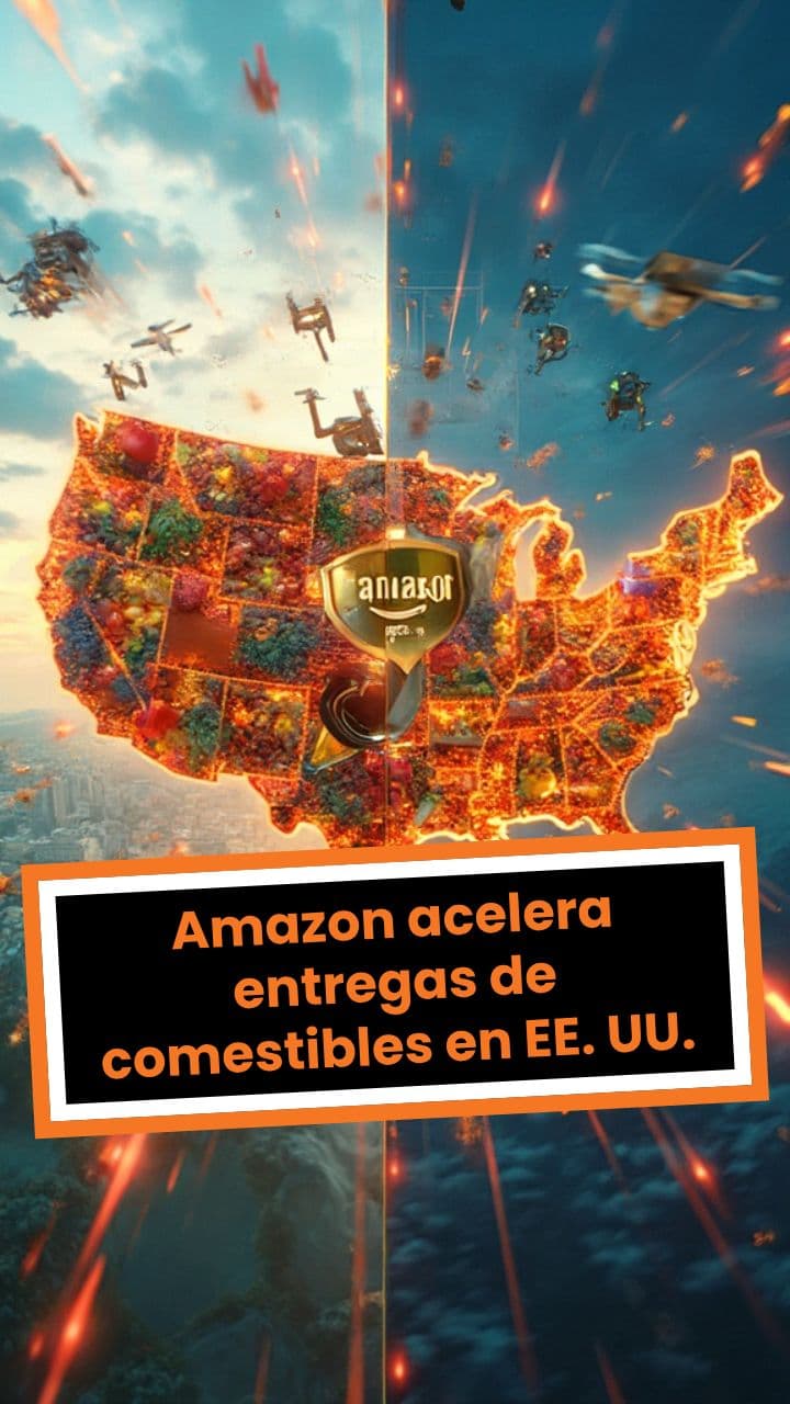 Amazon acelera entregas de comestibles en EE. UU.