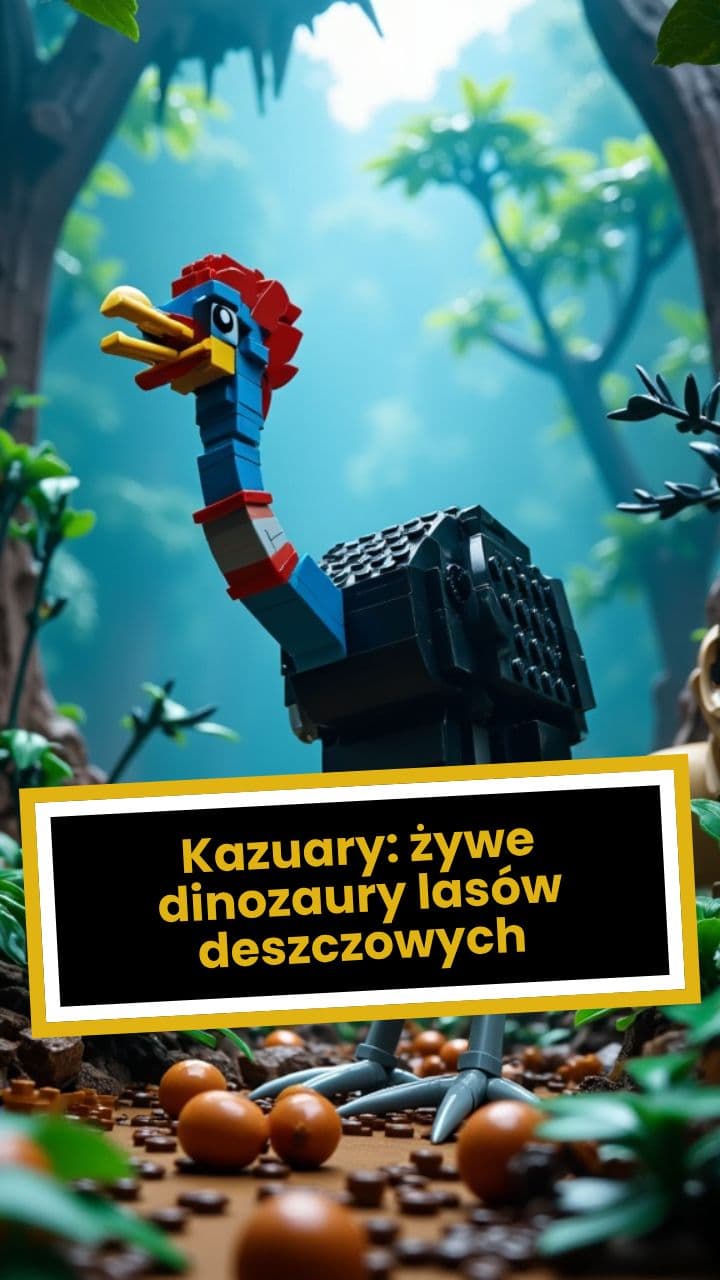 Kazuary: żywe dinozaury lasów deszczowych