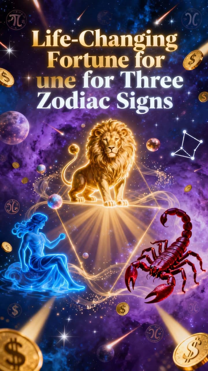 Life-Changing Fortune for Three Zodiac Signs