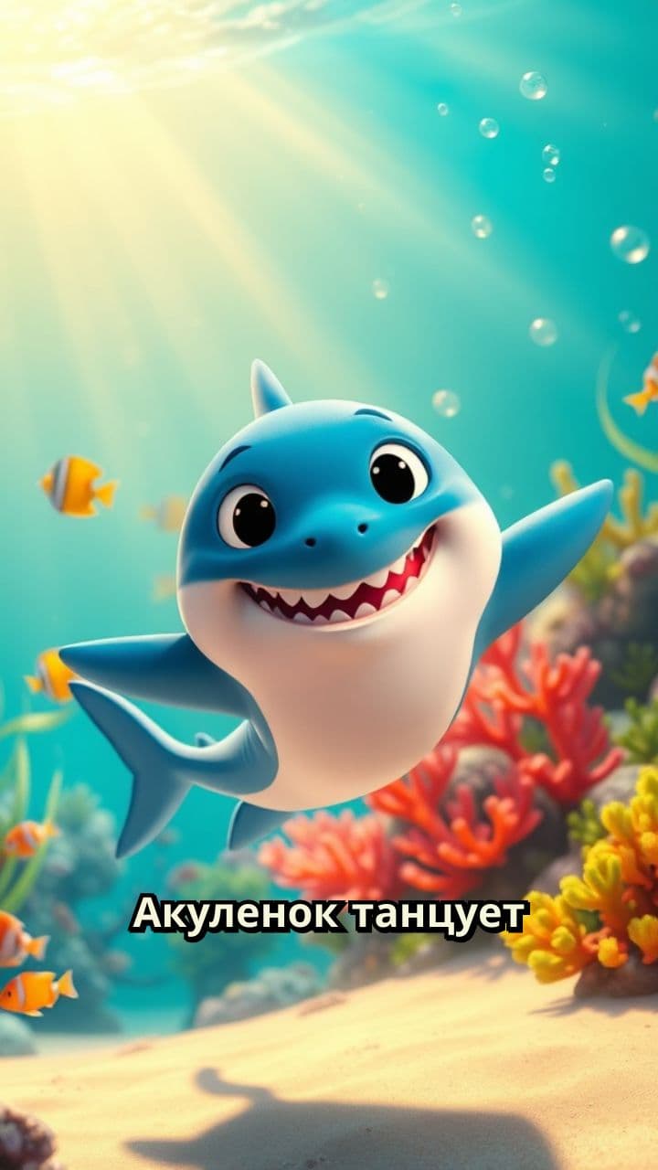 Танец акуленка под музыку
