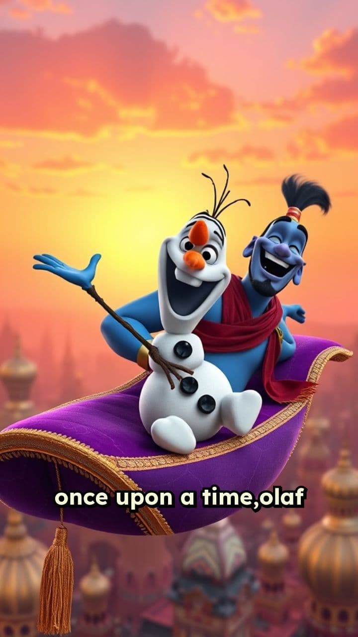 Olaf’s Magic Carpet Ride