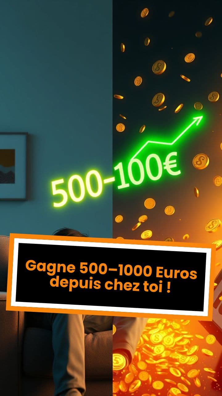 Gagne 500–1000 Euros depuis chez toi !