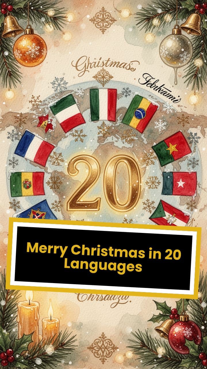 Merry Christmas in 20 Languages