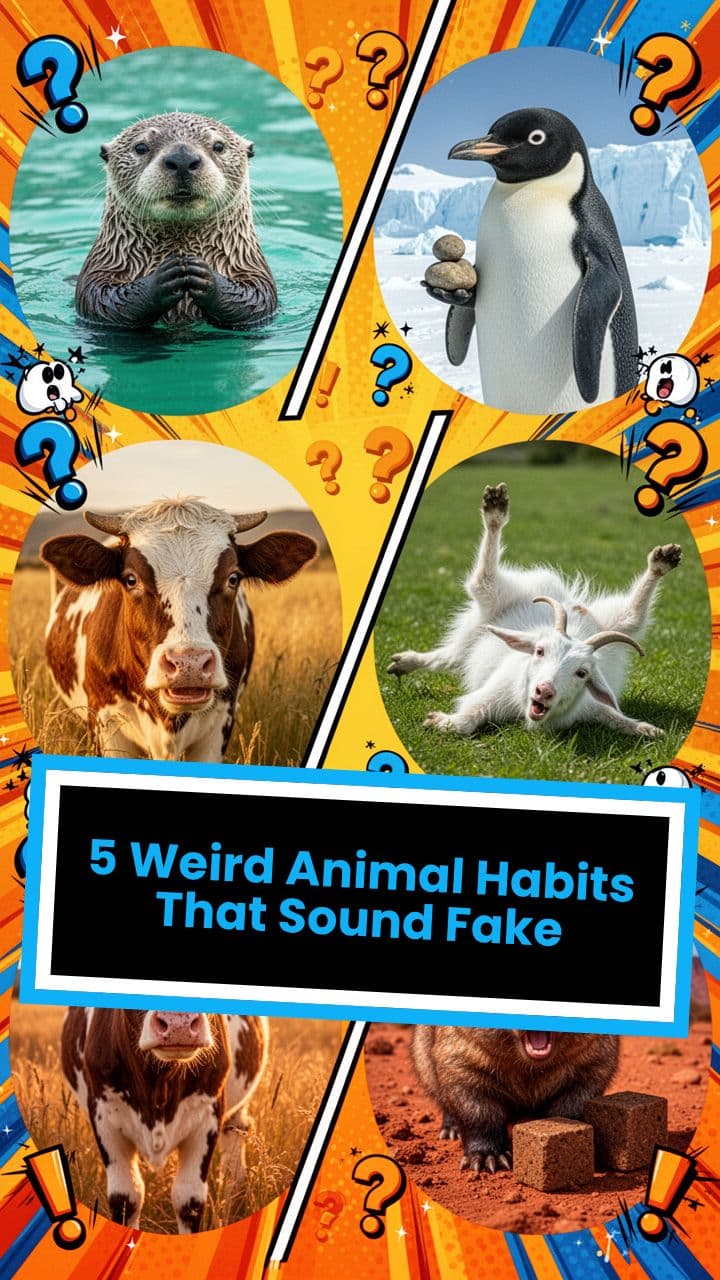 5 Weird Animal Habits That Sound Fake