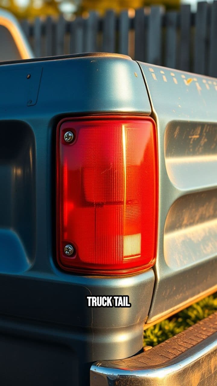 ट्रक टेल लाइट में छुपा गन रैक