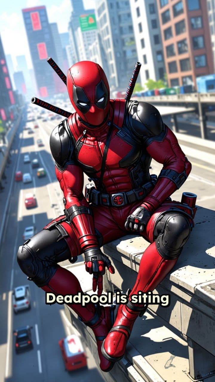Deadpool on the Bridge