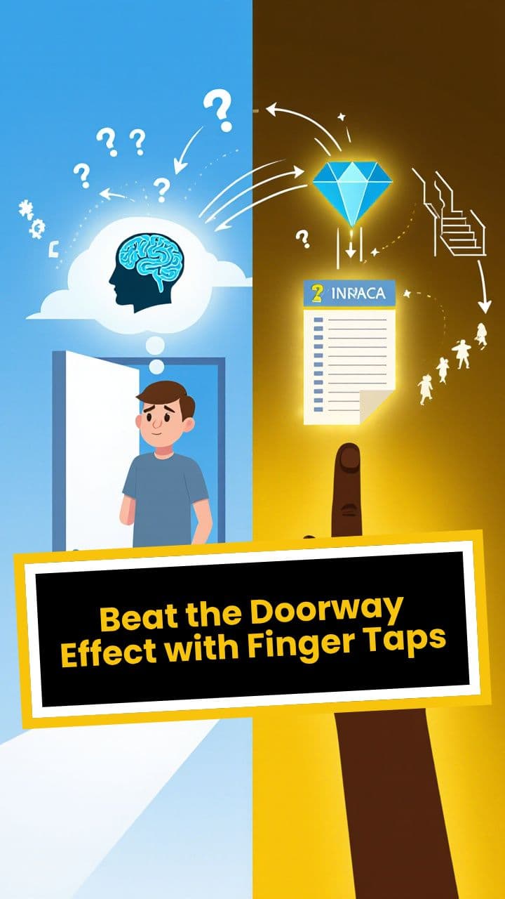 Beat the Doorway Effect with Finger Taps