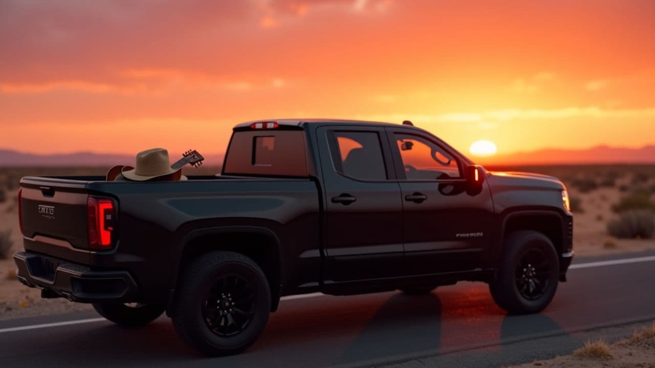 Atardecer en la Carretera