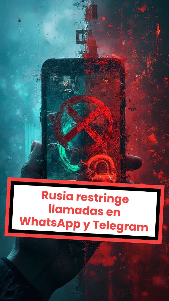 Rusia restringe llamadas en WhatsApp y Telegram