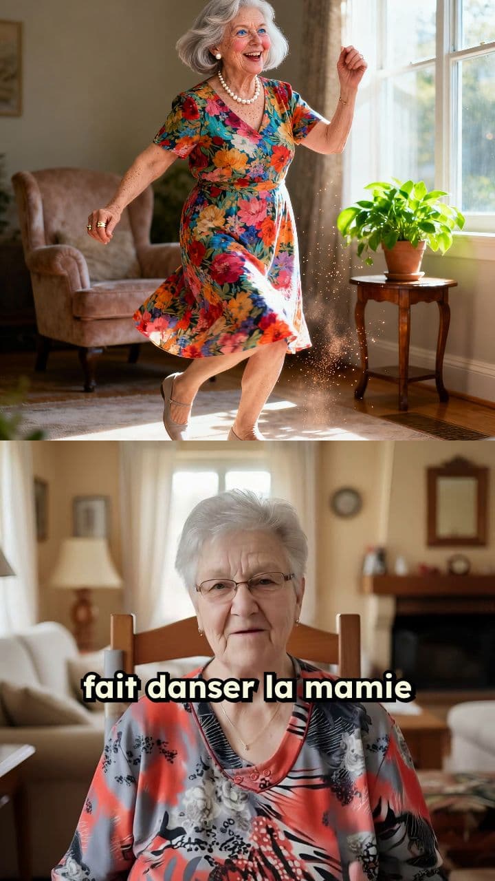 Danser et parler avec mamie