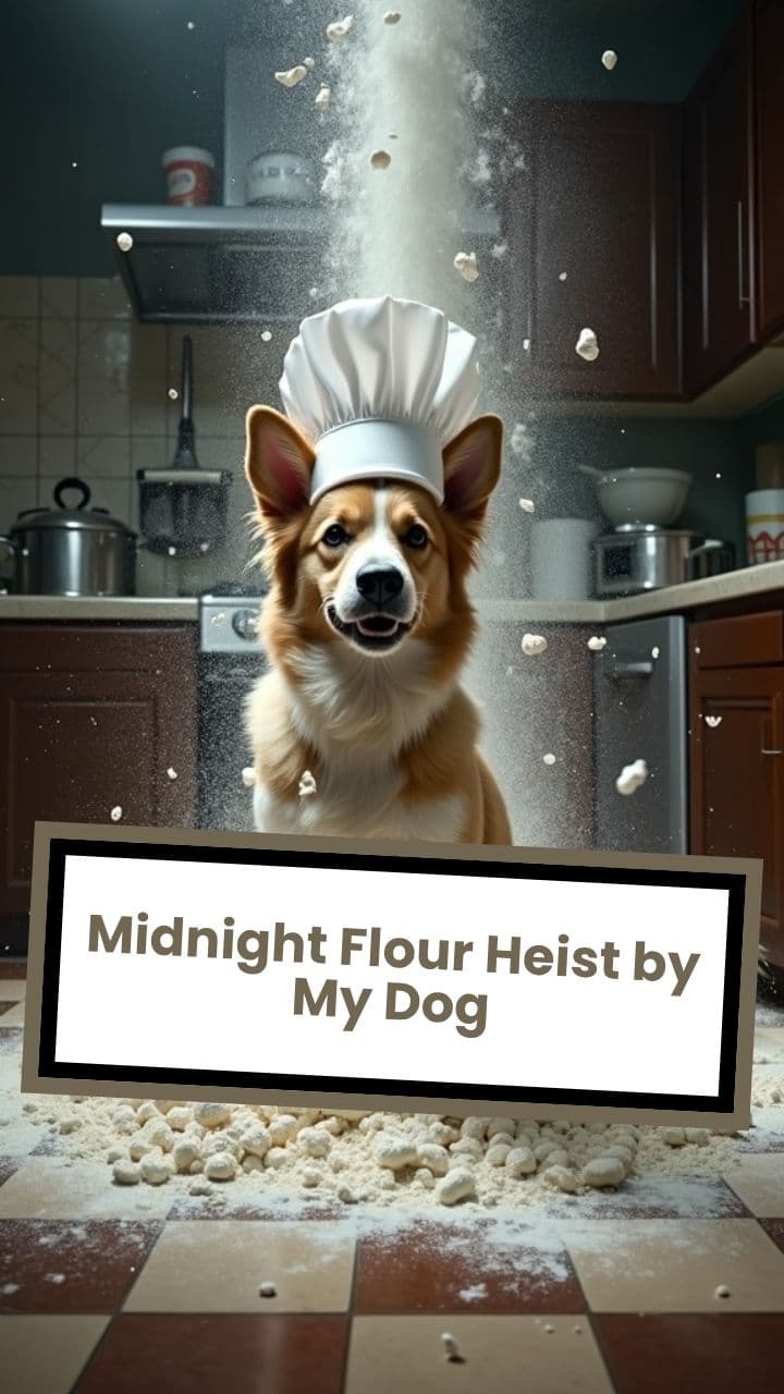 Midnight Flour Heist by My Dog