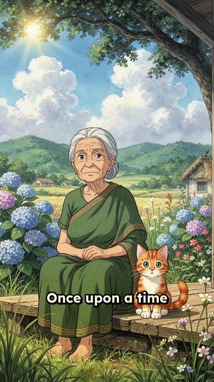 Grandma and Kitten Go Shopping