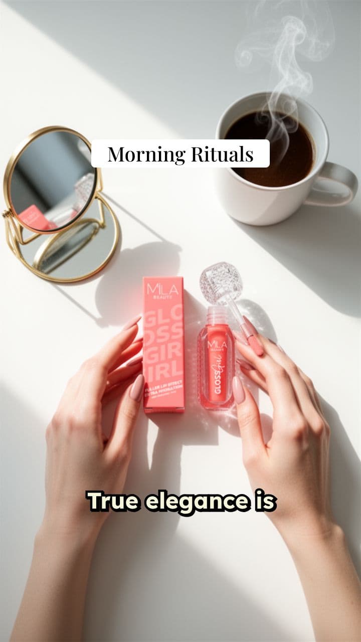 Mila Beauté Gloss Girl Aesthetic Setup