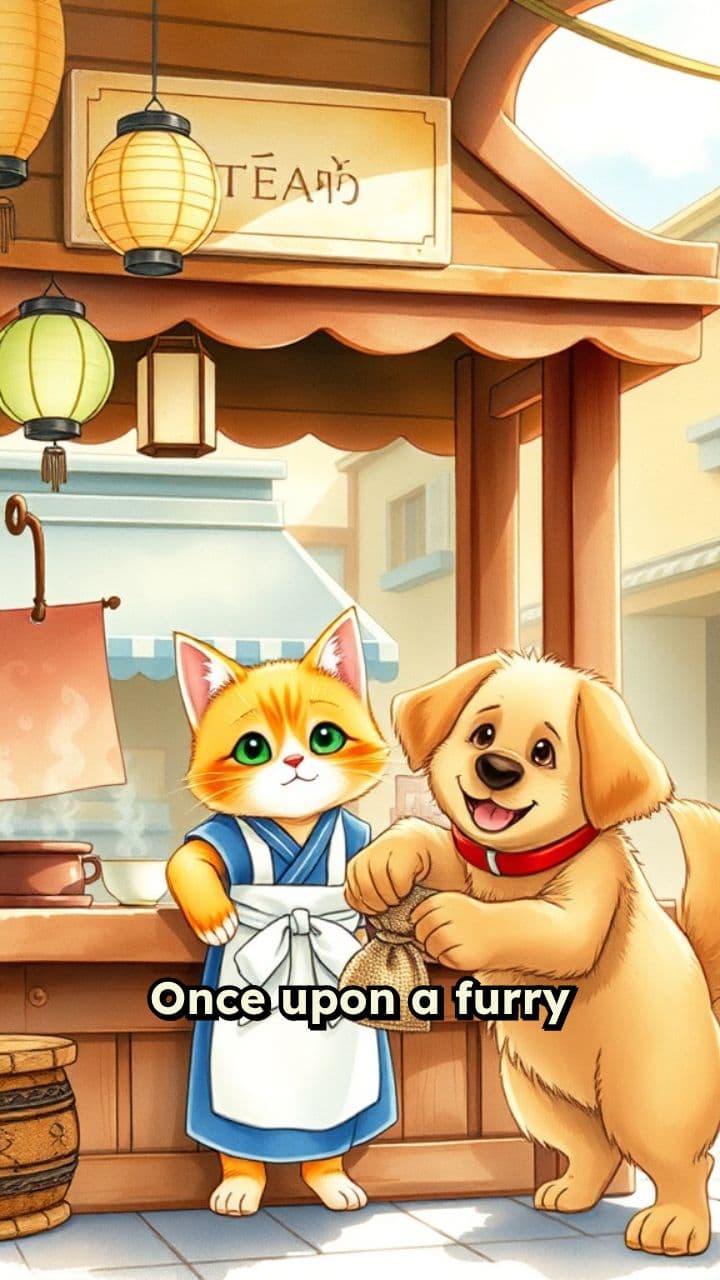 The Thieving Dog and the Tea Stall Cat