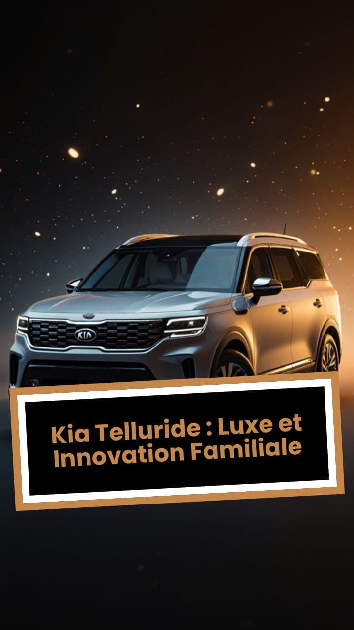 Kia Telluride : Luxe et Innovation Familiale
