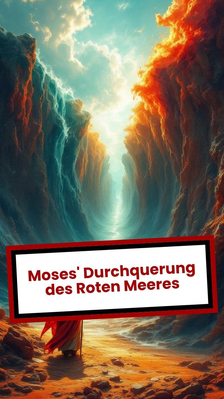 Moses' Durchquerung des Roten Meeres
