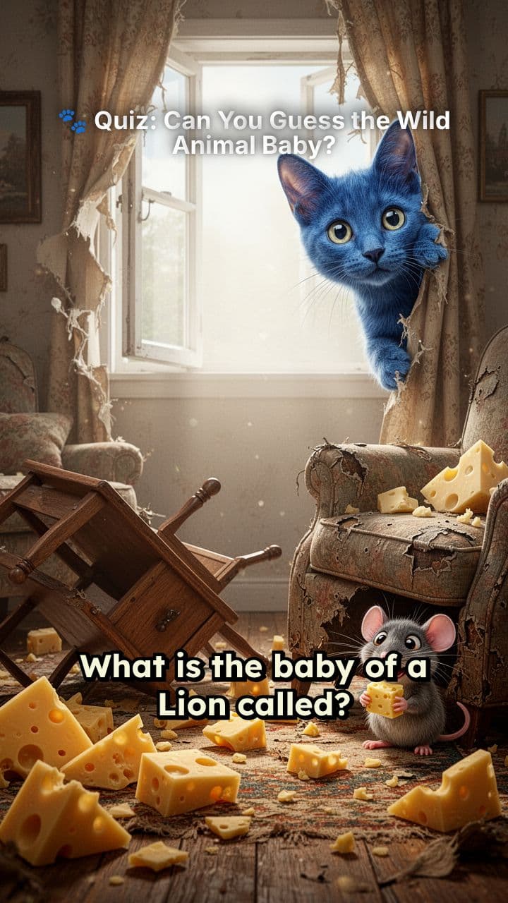 🐾 Quiz: Can You Guess the Wild Animal Baby?
