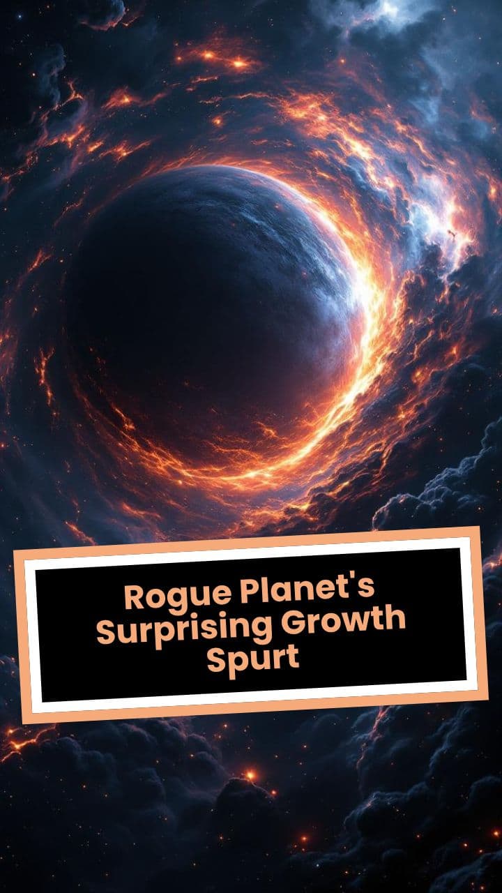 Rogue Planet's Surprising Growth Spurt