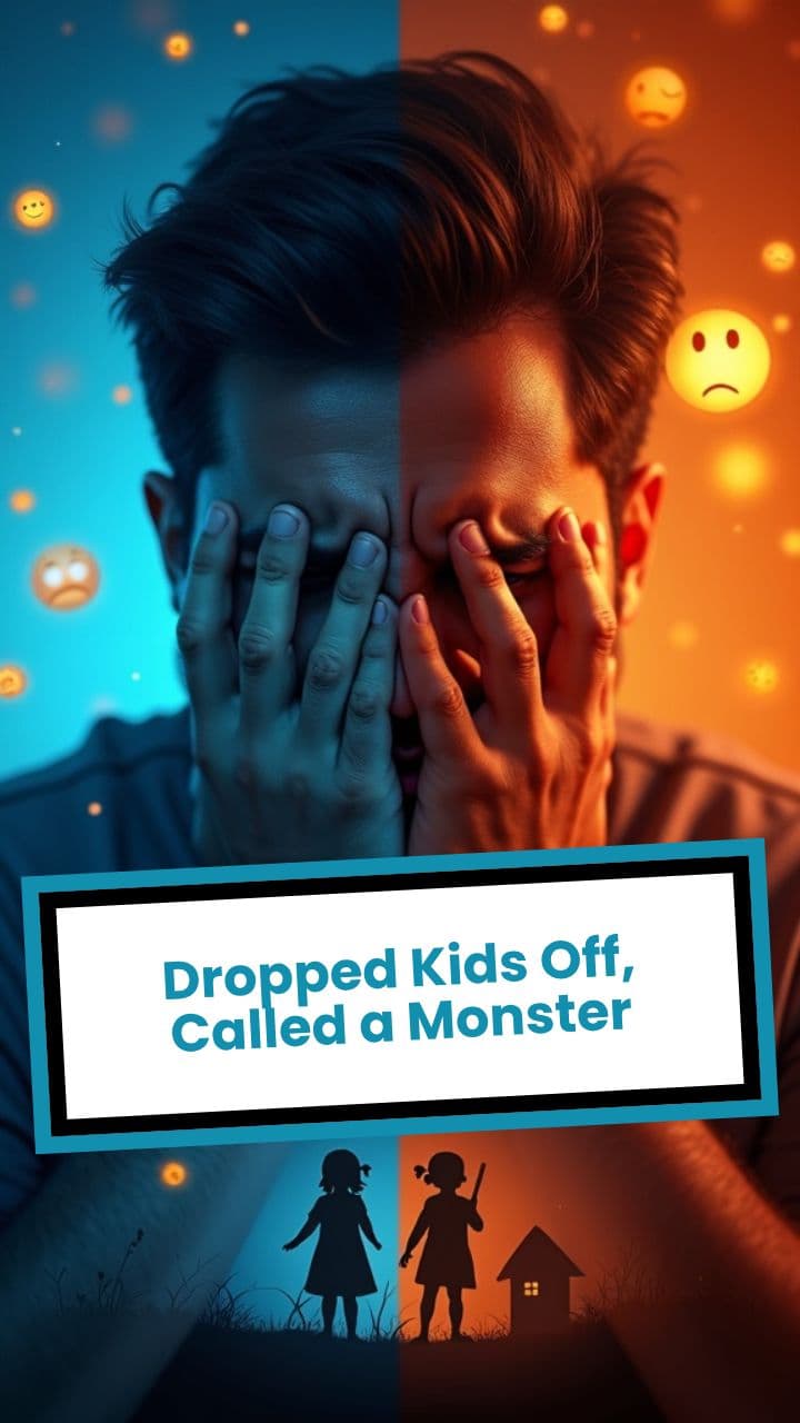 Dropped Kids Off, Called a Monster