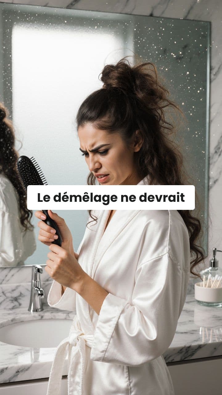 Peigne électrique hydratant anti-nœuds