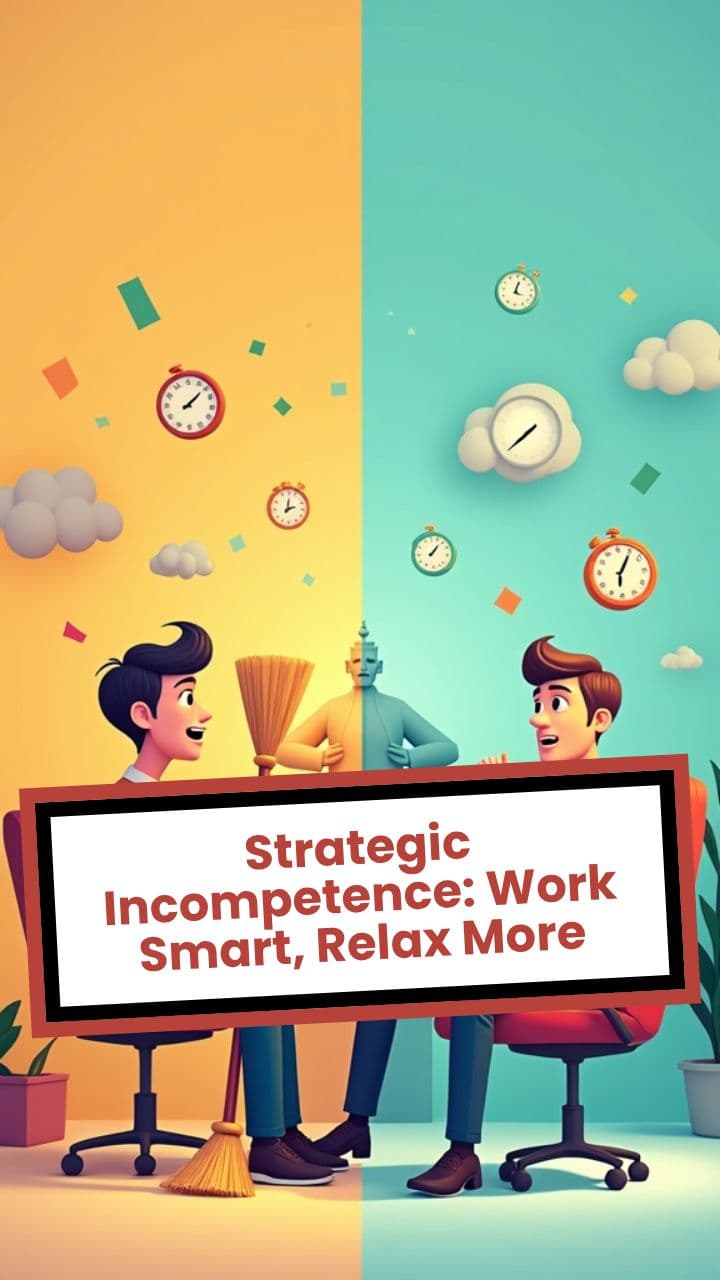 Strategic Incompetence: Work Smart, Relax More