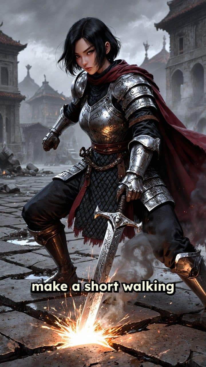 Sword-Dragging Walk Animation