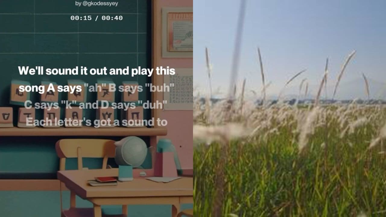 Joyful Dance in the School Garden