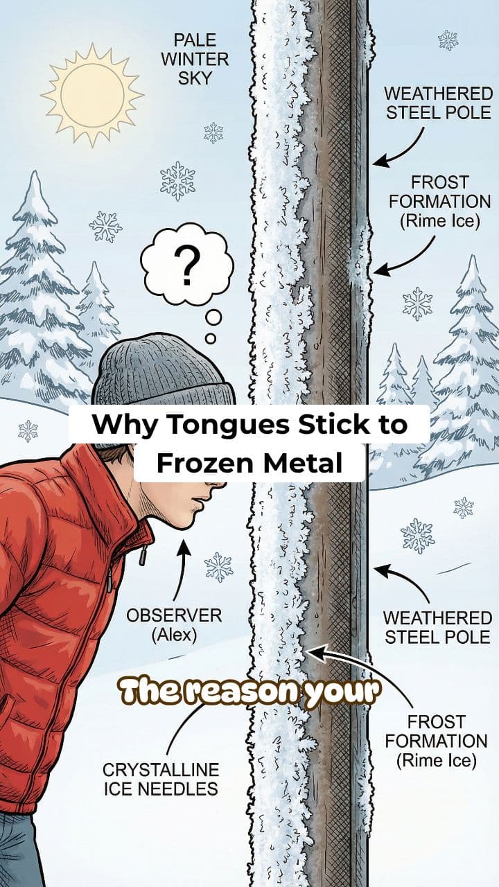 Why Tongues Stick to Frozen Metal