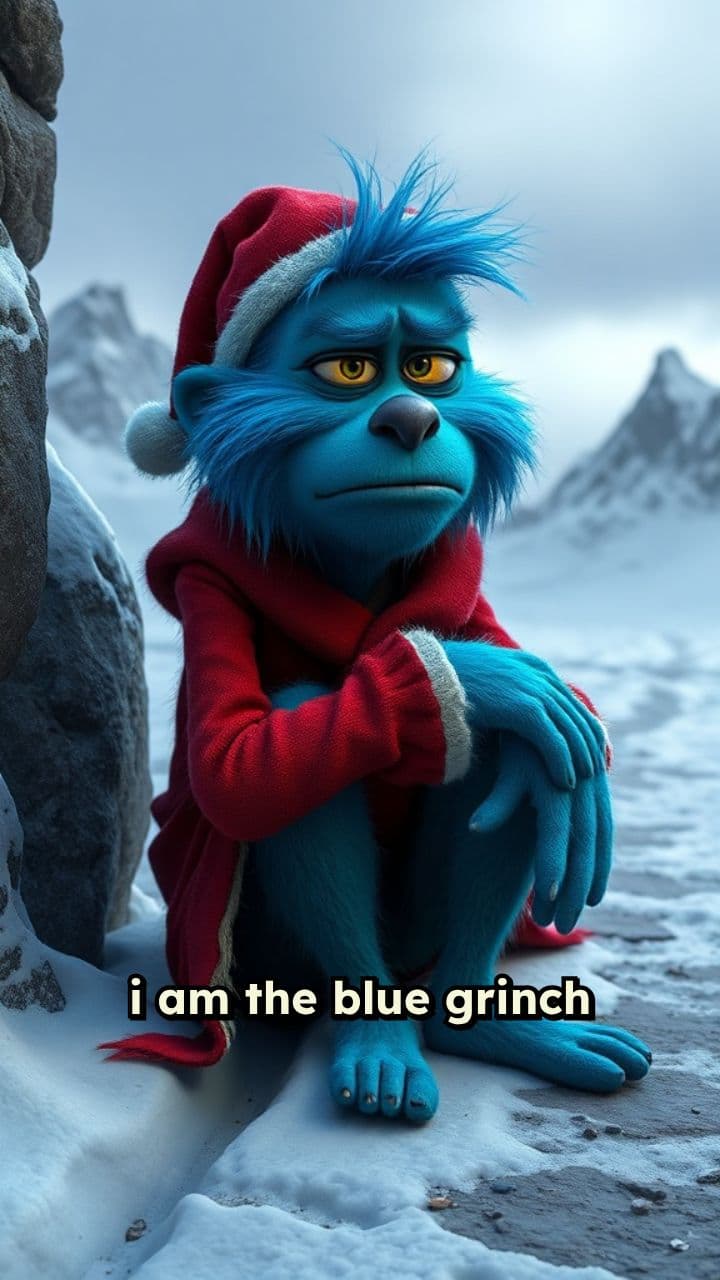 Blue Grinch Needs Knee Surgery