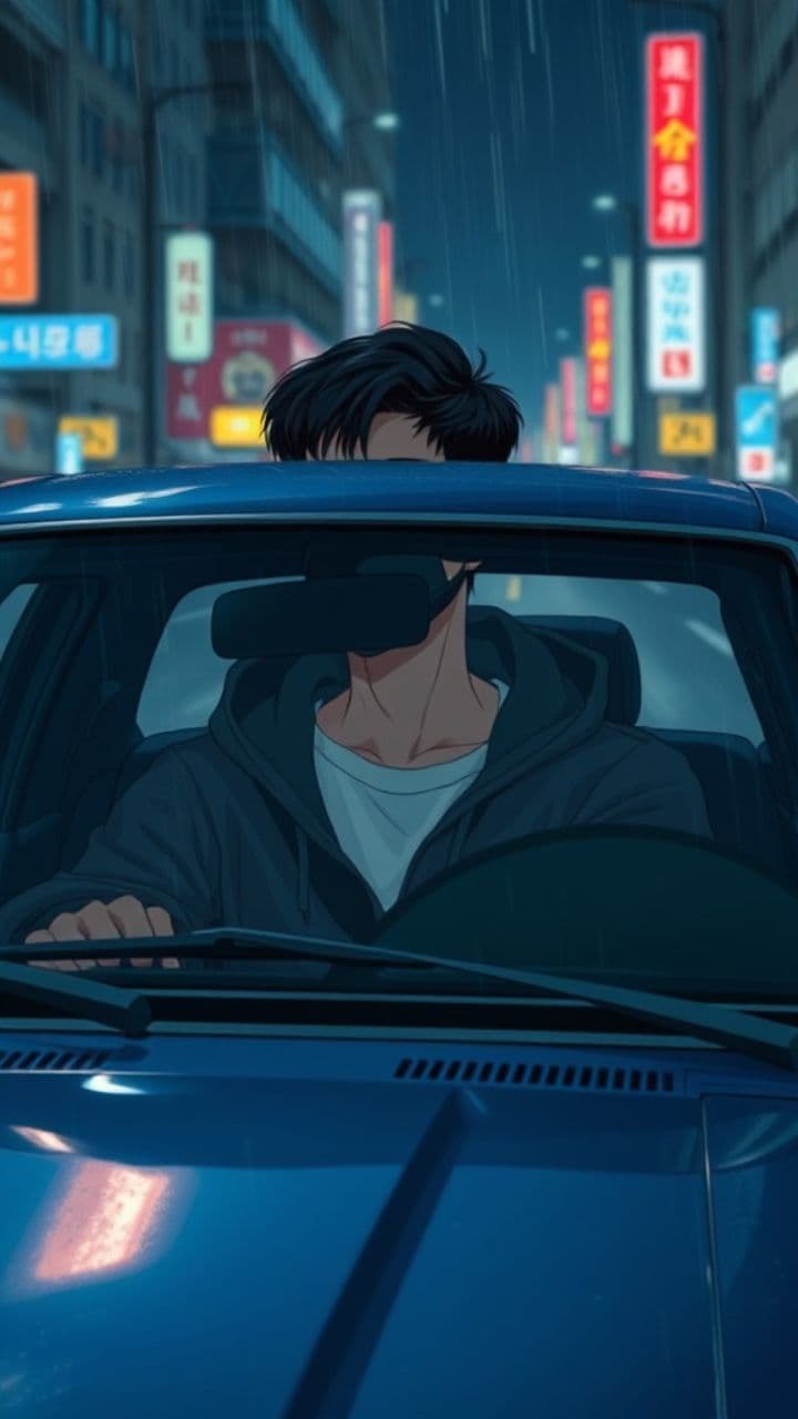 Taillights Through the Rain